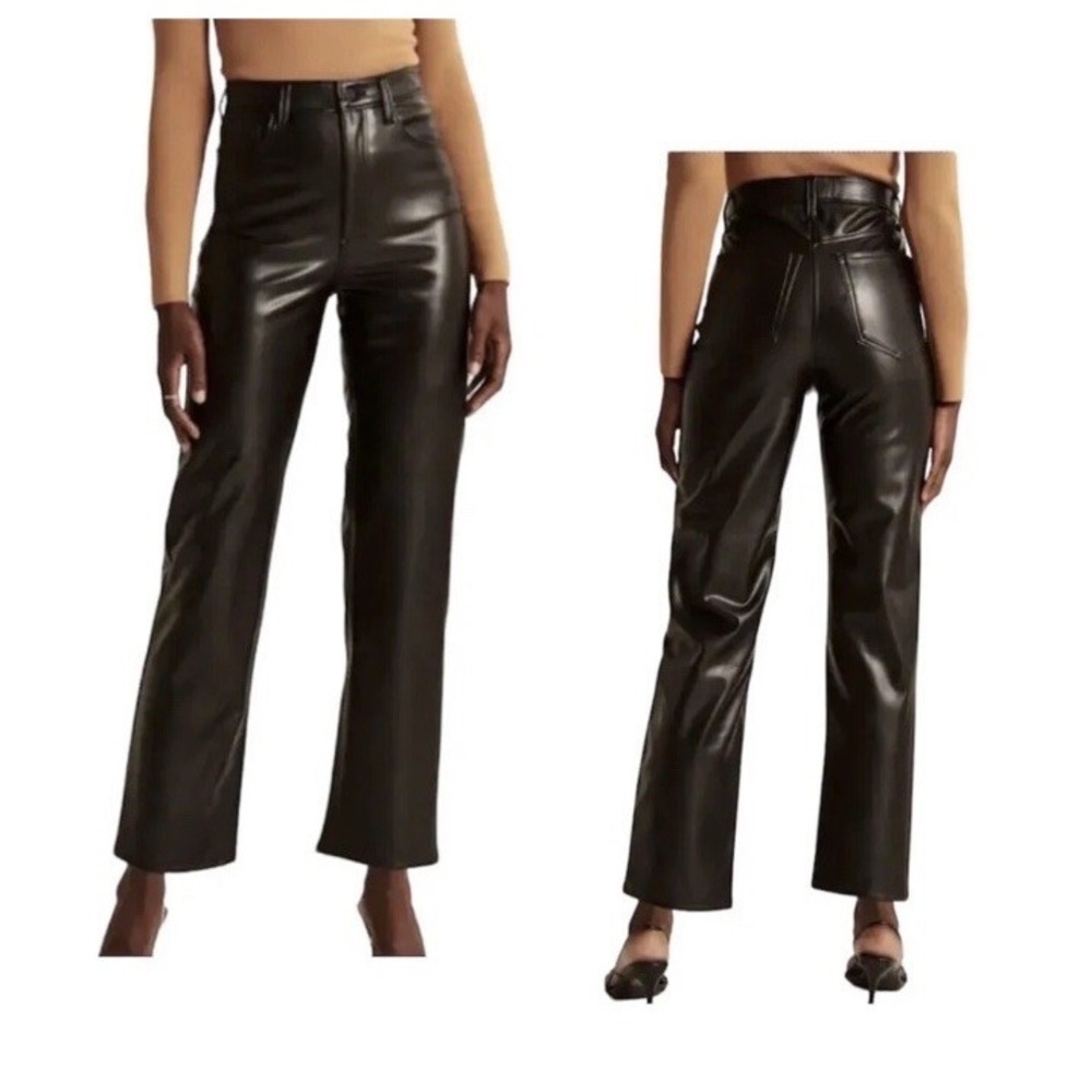 Abercrombie & Fitch The‎ Ankle Straight Ultra High Rise Pants Black SZ-31/12